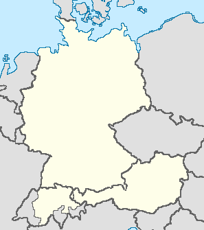 Lage von Bern im deutschen Sprachraum